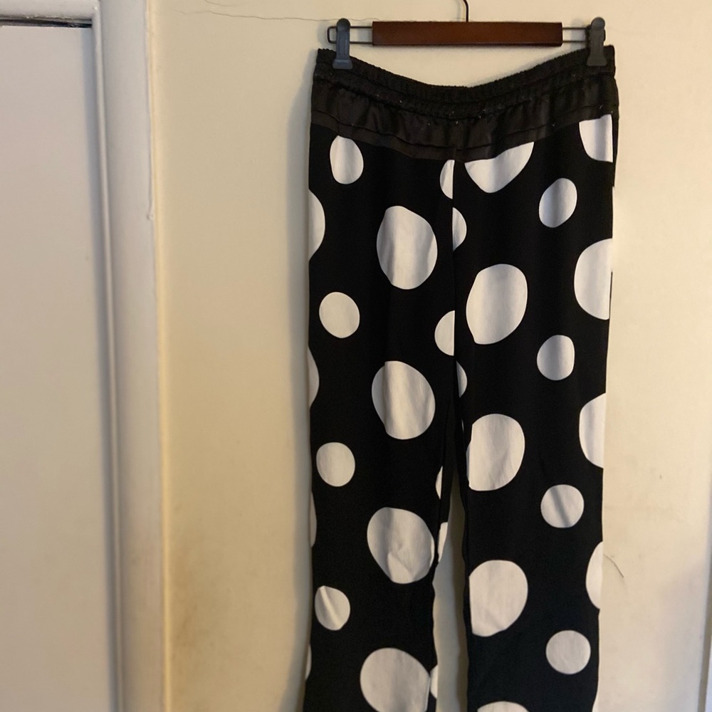 Black and while summer Pants